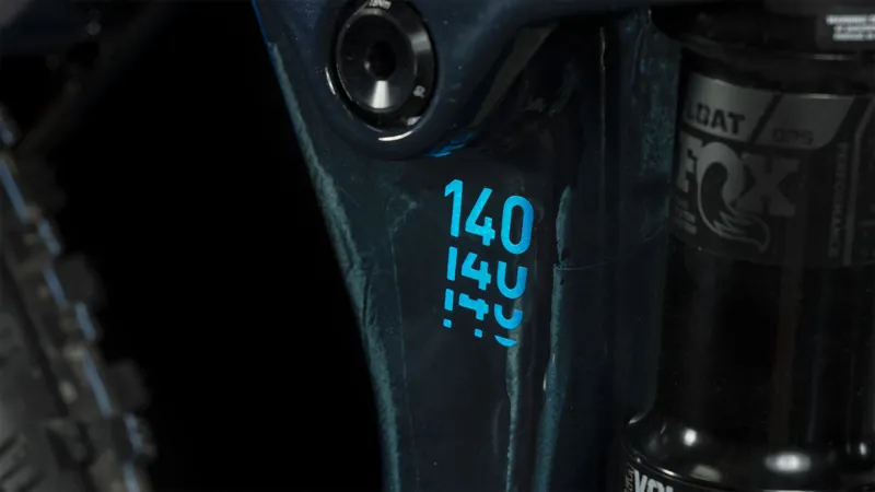 Cube Stereo Hybrid 140 HPC SLX 750 Electric Mountain Bike in Liquid Blue-7